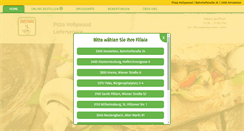 Desktop Screenshot of pizza-hollywood.net