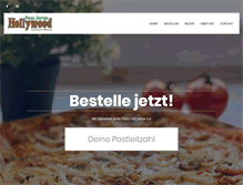 Tablet Screenshot of pizza-hollywood.at
